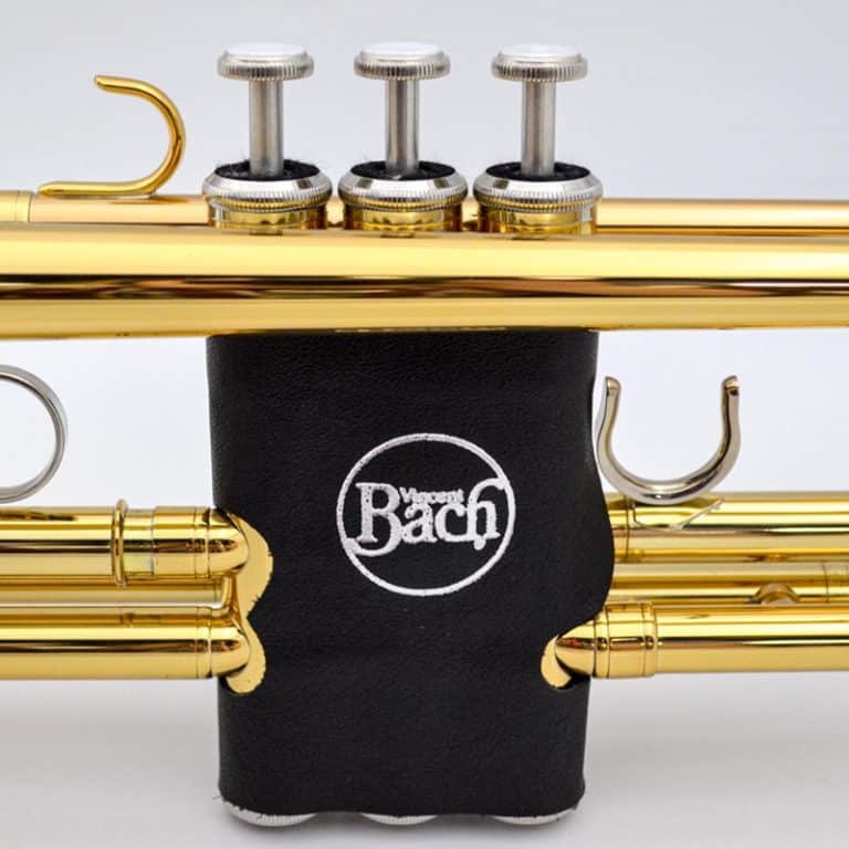 Bach Trumpet Valve/Hand Guard Black Leather with Laces Orchestral