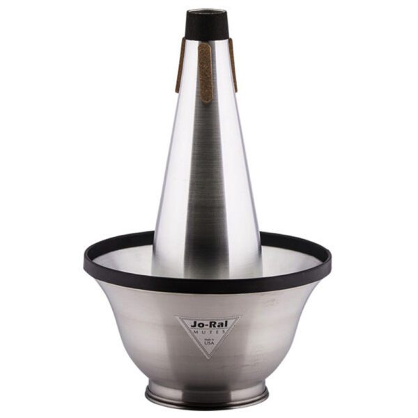 Jo-Ral Bass Trombone Adjustable Cup Mute - All Aluminium
