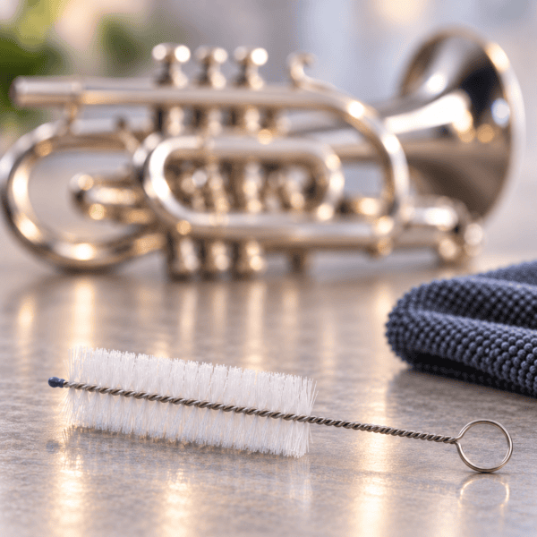 Music Hygiene Company Valve Casing Brush for High Brass Instruments