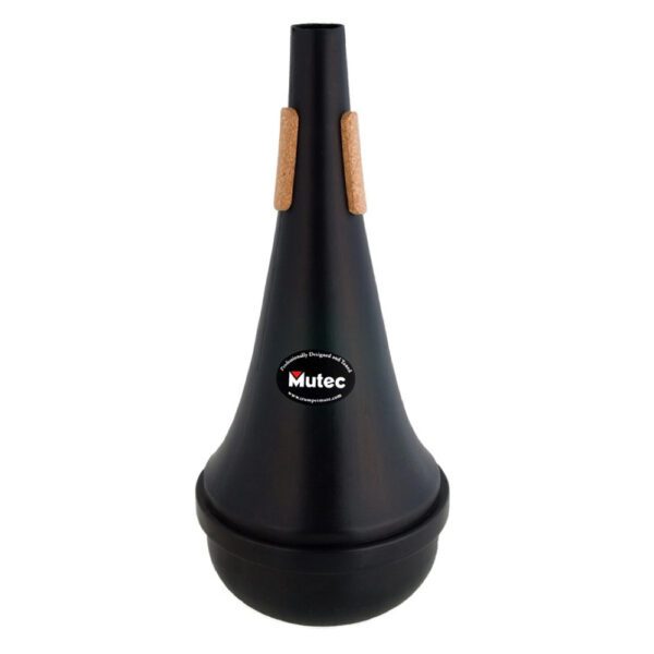 Mutec Trombone Straight Mute - Black Polymer