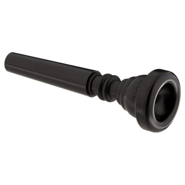 Mutec Plastic Trumpet Mouthpiece - Black - Size 5C - Made In USA