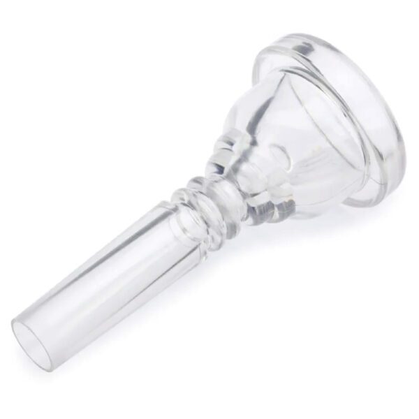 Mutec Trombone mouthpiece 6HAL Small Shank Plastic Clear
