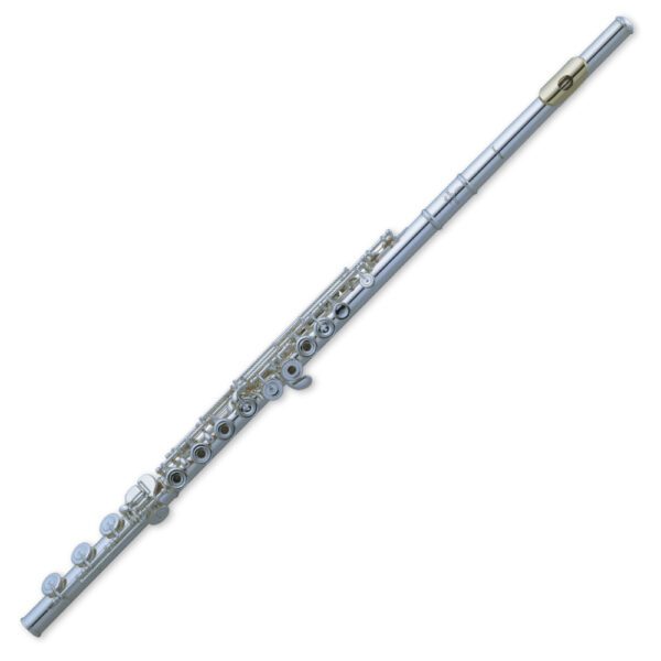 Pearl Vigore Handmade Series 695RBE Flute with .958 Britannia Silver "Brezza" Headjoint and Solid Gold Lip-Plate