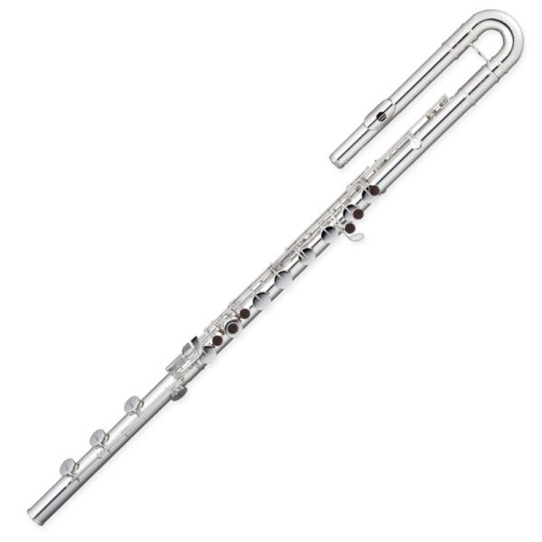 Pearl 305BE Bass Flute with B Foot and Split E Mechanism - Silver Plated