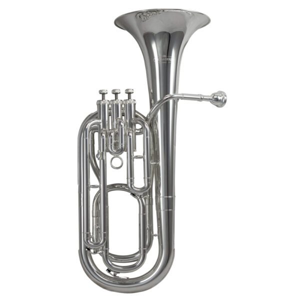 Schagerl 800S 3-Valve Bb Baritone Horn - Silver Plated Finish