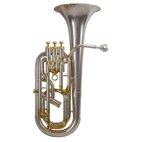 Schagerl "James Morrison" 4-Valve Bb Baritone Horn - Silver Plate