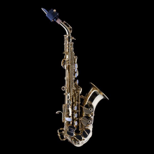 Schagerl Superior 1L Curved Bb Soprano Saxophone - Lacquered finish