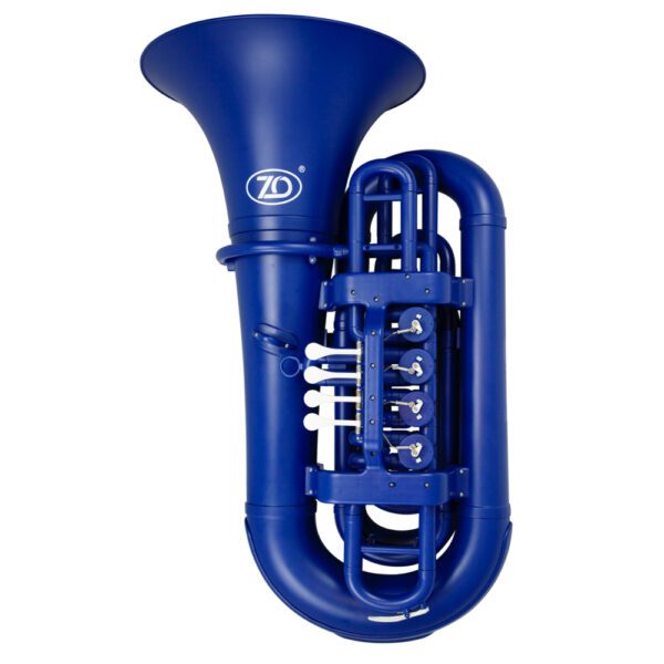 ZO Next Generation ABS Bb Tuba with 4 Rotary Valves - Blue Blast Finish