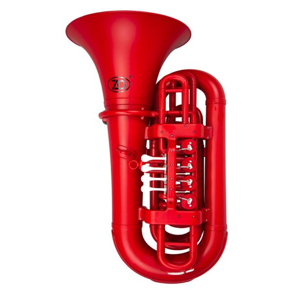 ZO Next Generation ABS Bb Tuba with 4 Rotary Valves - Racing Red Finish