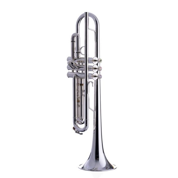 Schagerl Meister "1961" YB-B2G Trumpet - Silver Plated Finish