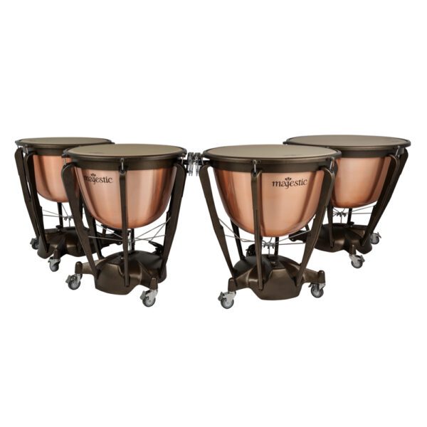 Majestic Symphonic Series Polished Copper Timpani