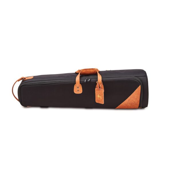 Gard Elite Trombone Gig Bag (slide inside main compartment) - Synthetic Black w/ Tan Trim