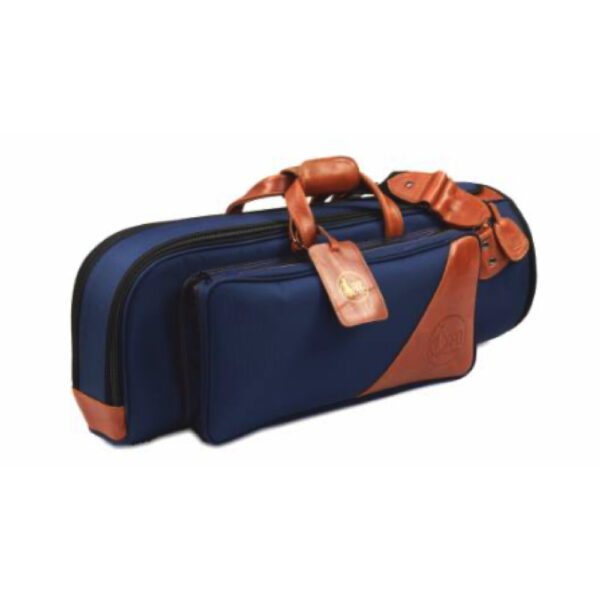 Gard Elite Single Trumpet Gig Bag - Synthetic Navy/Light Brown