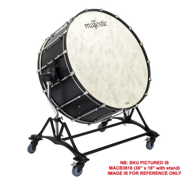 Majestic Concert Black Series Bass Drum (Drum Only)