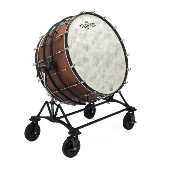 Majestic Prophonic Series Bass Drum with Field Style Suspension Stand